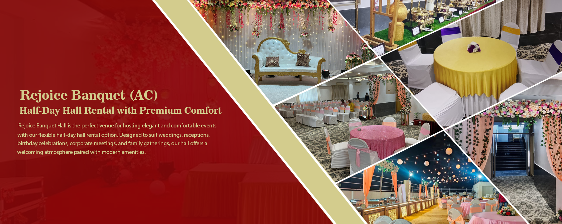 Rejoice Banquet Banner
